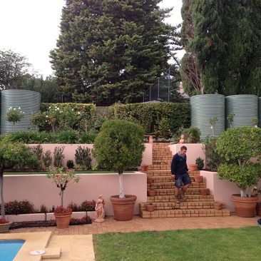 Built on site difficult access Aquaplate tanks