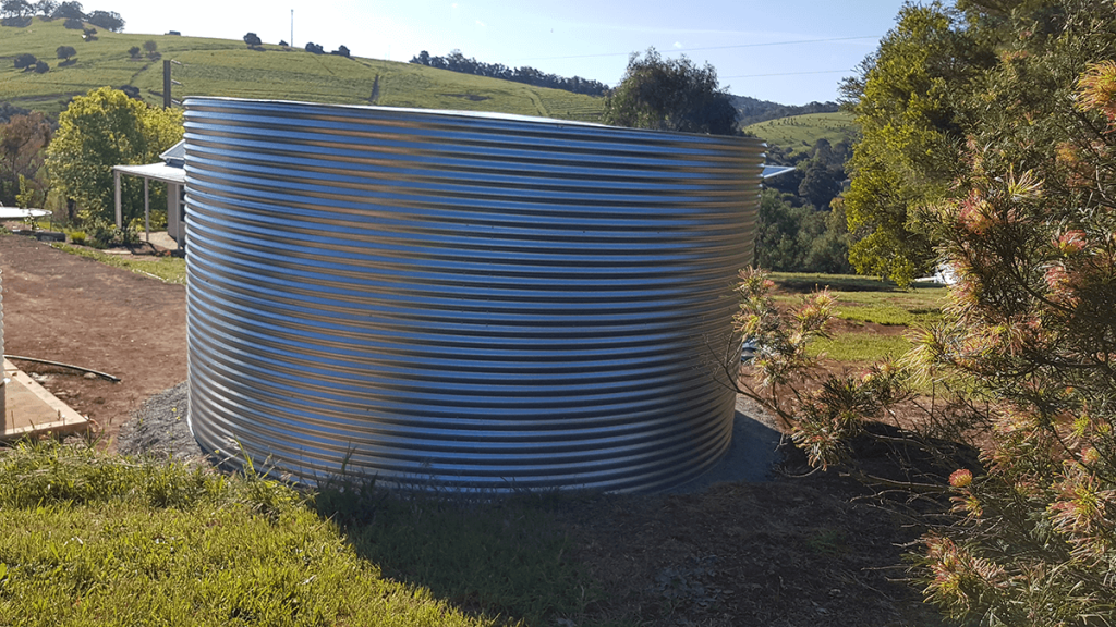 Rainwater Tank Galvanised Steel H2O Rainwater Tanks Adelaide